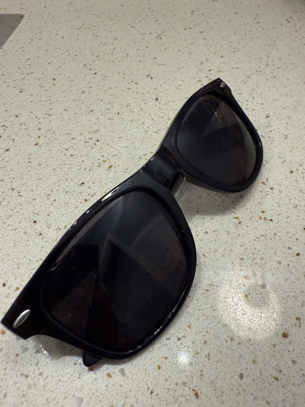 Classic Black Wayfarer Sunglasses